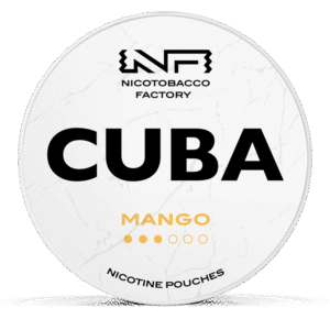 Cuba White Mango 12mg tobacco-free nicotine pouches in Australia with white mango flavour and 12mg strength