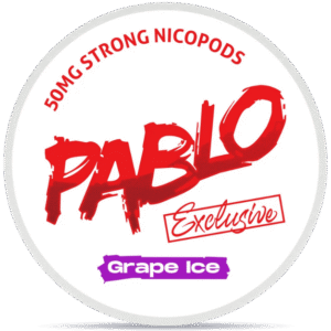 Pablo Exclusive Grape Ice 30mg tobacco-free nicotine pouches in Australia with exclusive grape ice flavour and 30mg strength