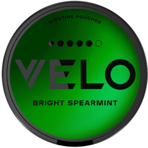 VELO Bright Spearmint 14mg tobacco-free nicotine pouches in Australia with bright spearmint flavour and 14mg strength