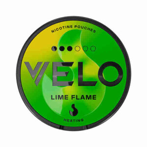 VELO Lime Flame 8mg tobacco-free nicotine pouches in Australia with lime flame flavour and 8mg strength