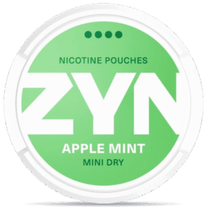 ZYN Apple Mint 6mg tobacco-free nicotine pouches in Australia with apple mint flavour and 6mg strength