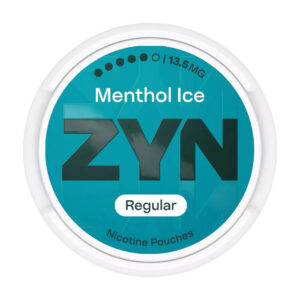 ZYN Menthol Ice 6mg tobacco-free nicotine pouches in Australia with menthol ice flavour and 6mg strength